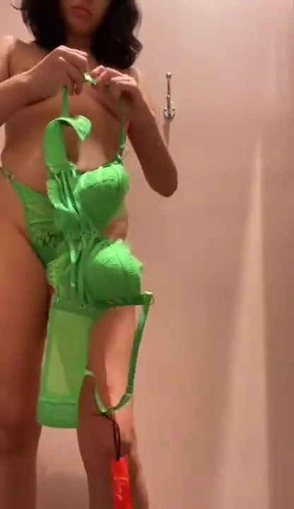 College girl wearing bra and panty