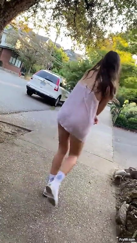 foreign nude girl in public