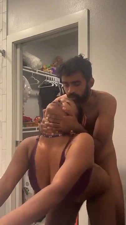 Indian Dude Fucks Black foreign country Girl Hard