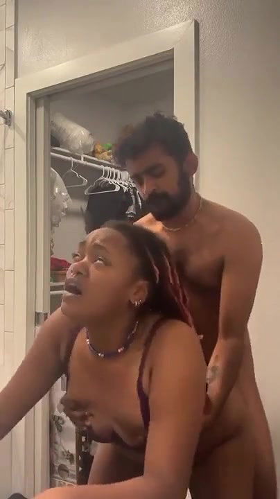 Indian Dude Fucks Black foreign country Girl Hard