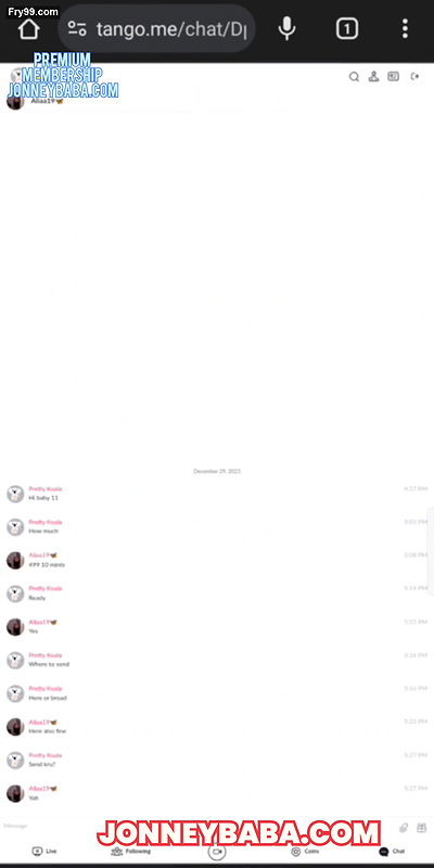 Younger college Tango girl exclusive  full nude