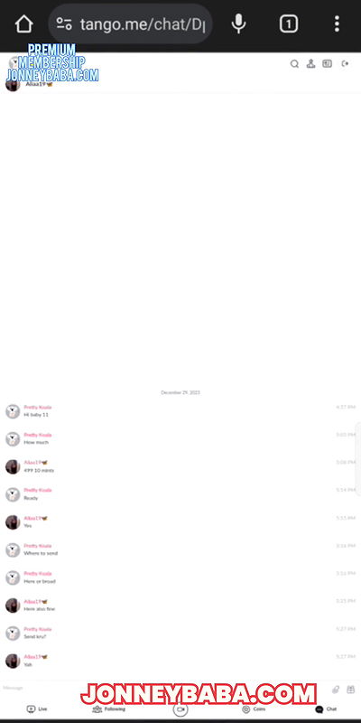 Younger college Tango girl exclusive  full nude