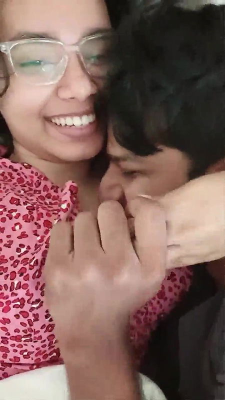 Cute girl with her bf