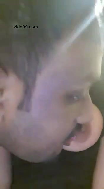 Boobs sucking by boyfriend