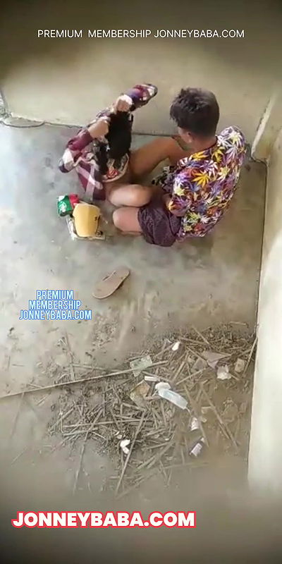 Hidden camera desi young couple full sex video in village outside home