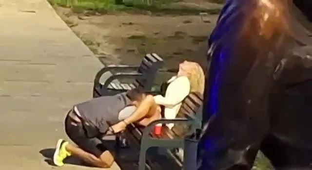 caught pussy licking in public park