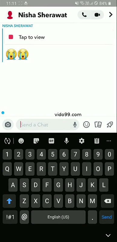 Snapchat girl show full video