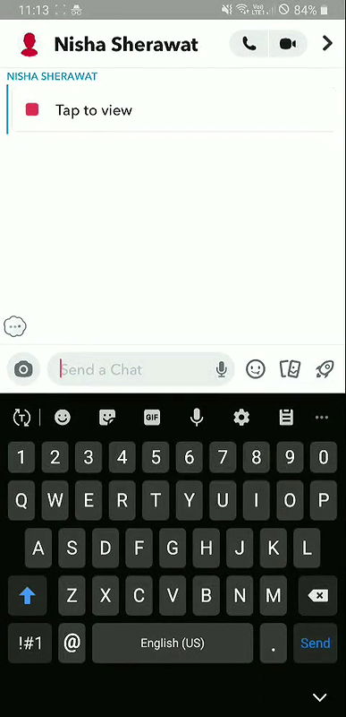 Snapchat girl show full video