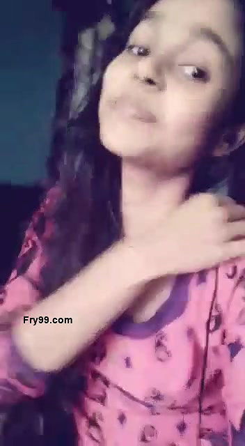 Cute girl showing her boobs to her boyfriend