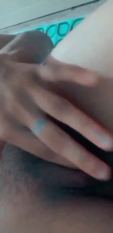 Cute girl rubbing her pussy