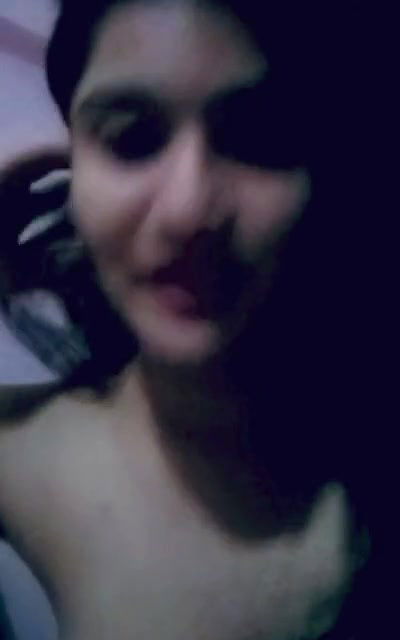 Beautiful cute girl recording herself for her boyfriend