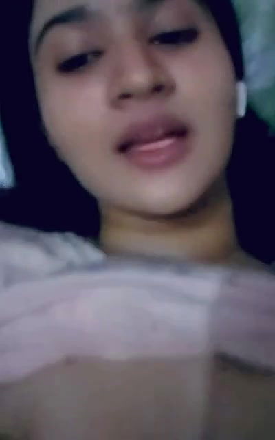 Beautiful cute girl recording herself for her boyfriend