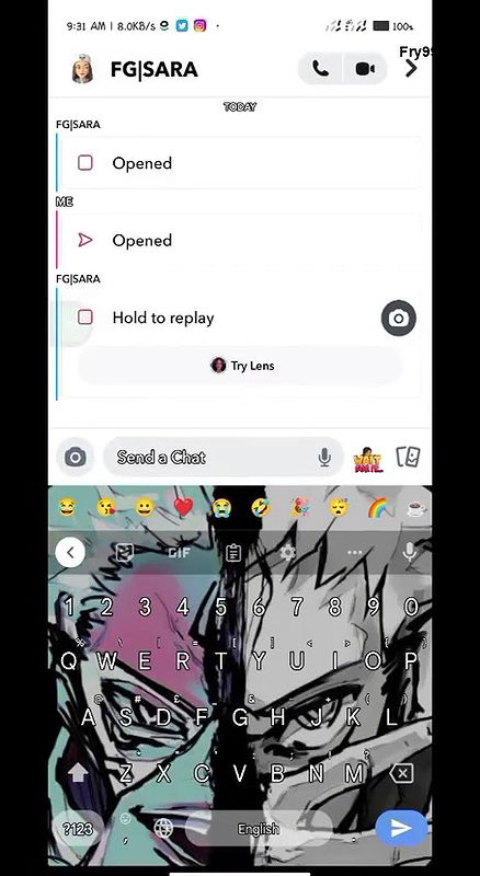 Cute snap girl showing