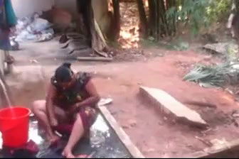 spy can caught desi mom outdoor bathing