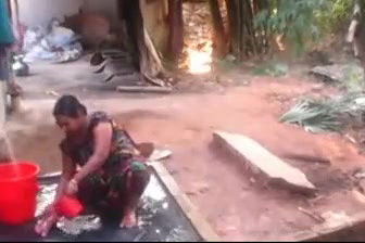 spy can caught desi mom outdoor bathing