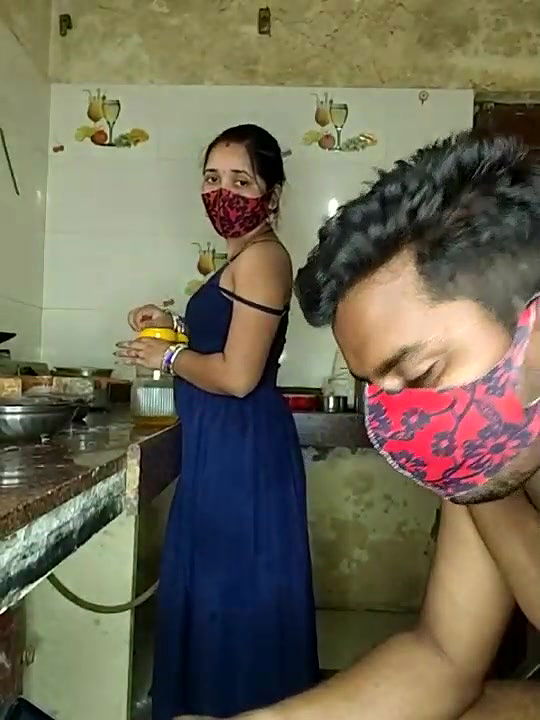 DesiRiya Pussy Show in Kitchen whiled doing Kitchen work
