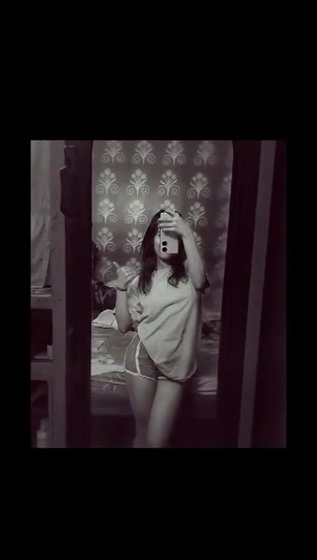 Indian girl recording herself