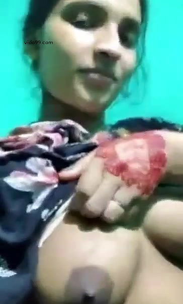 Sexy wife video call to husband