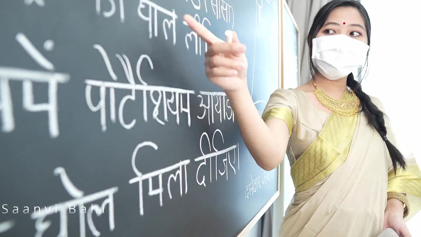 Saanvi Bahl instructs her Indian student Virgin Educator