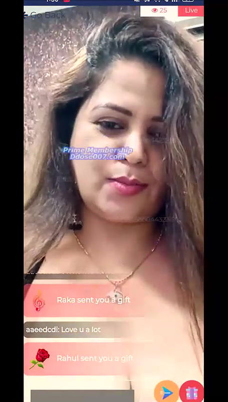 Sapna Sappu Showing Clear Nipples & Ass Crack and Hint of Pussy on App Live