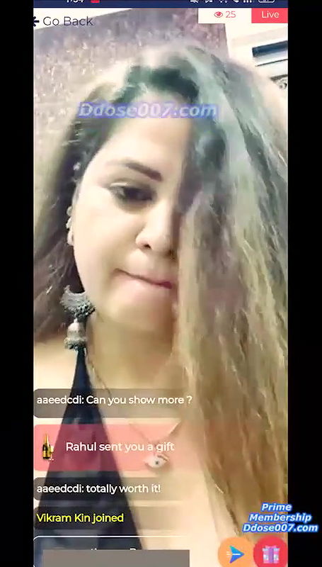 Sapna Sappu Showing Clear Nipples & Ass Crack and Hint of Pussy on App Live