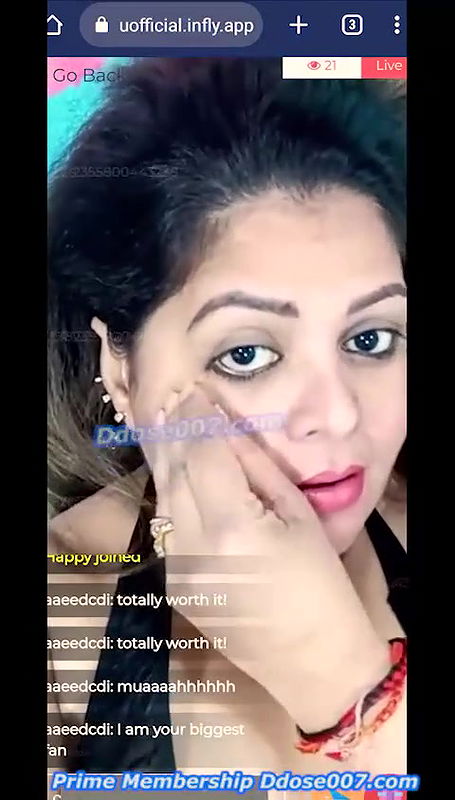 Sapna Sappu Showing Clear Nipples & Ass Crack and Hint of Pussy on App Live