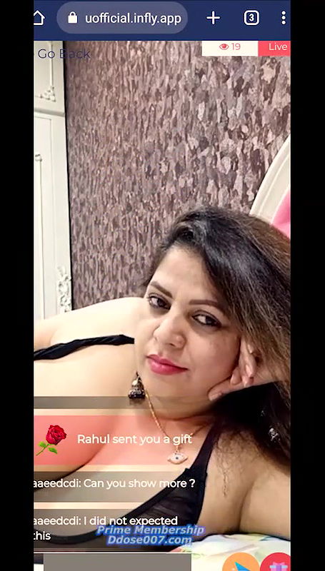 Sapna Sappu Showing Clear Nipples & Ass Crack and Hint of Pussy on App Live
