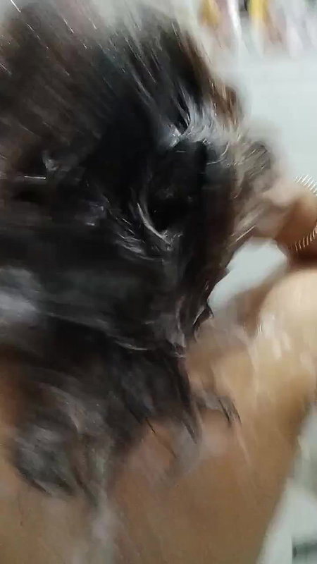 Caught bahu bathroom