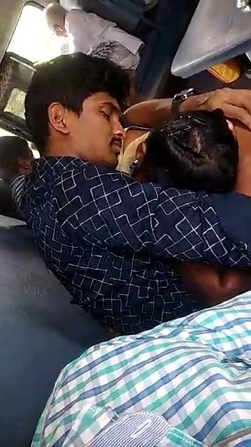 lovers kissing romance in public train