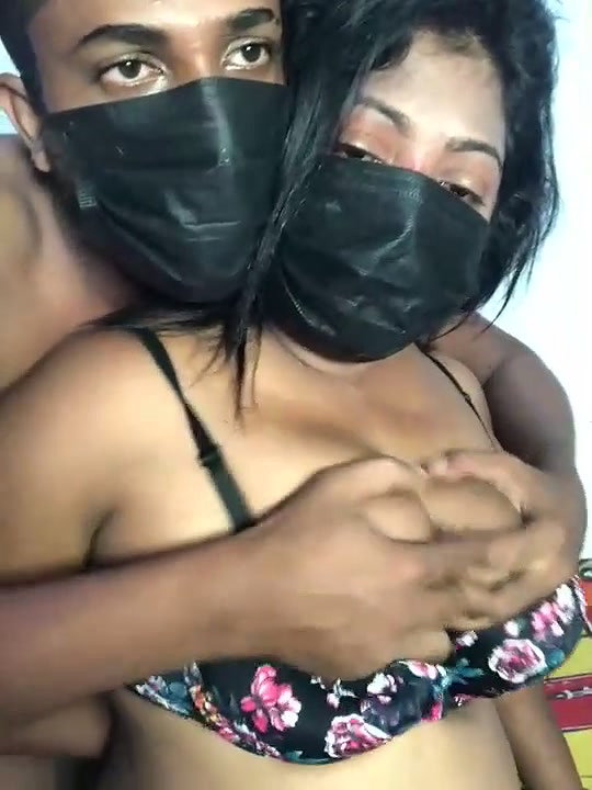 Horny Girl Giving Blowjob to BF and Boob Show