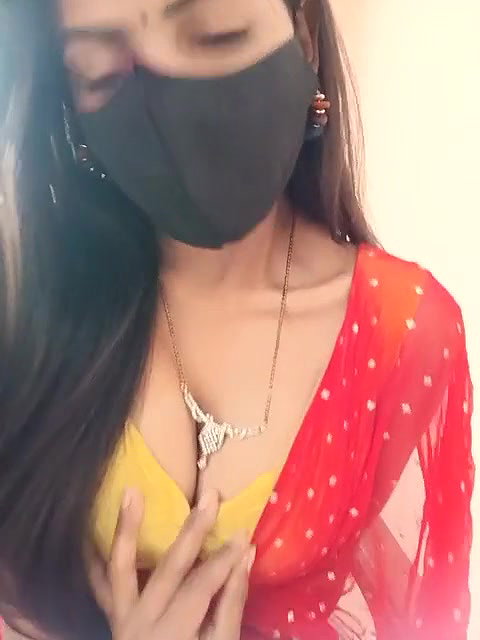 Married Girl Jasika boobs Show and Ass Spanking And Red Saree Removing