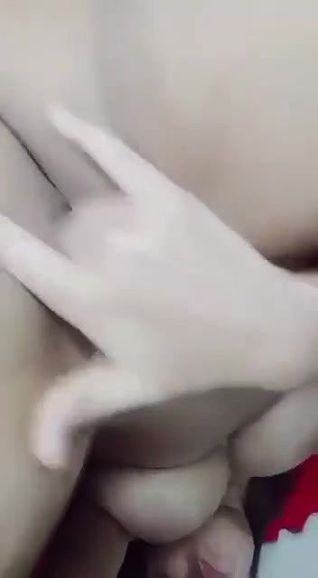 Horny Girlfriend Pressing Her Boob And Pussy Fingering