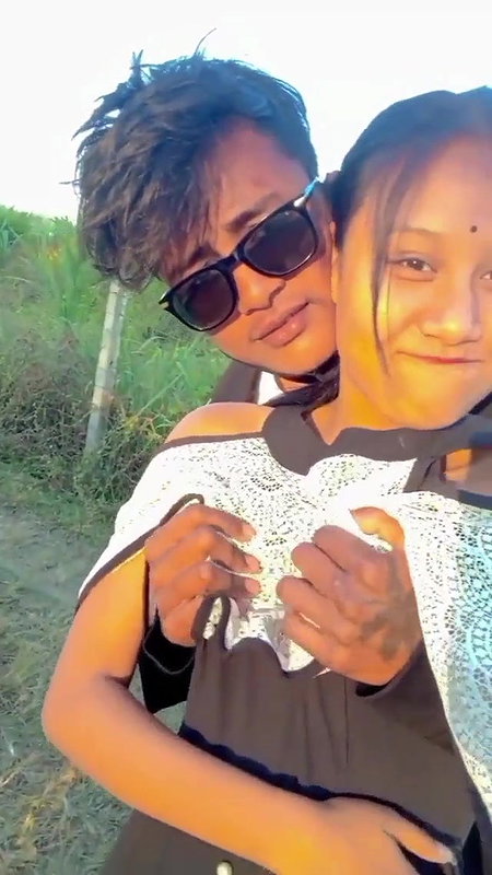 Bodo girl boobs grope