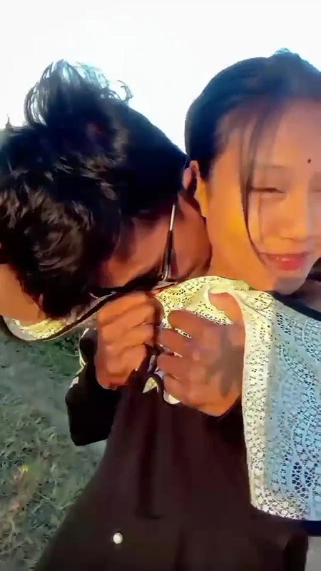 Bodo girl boobs grope