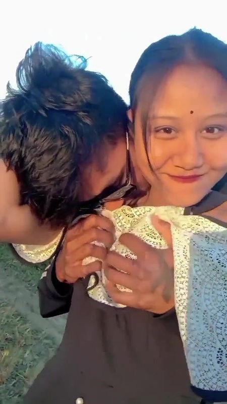 Bodo girl boobs grope