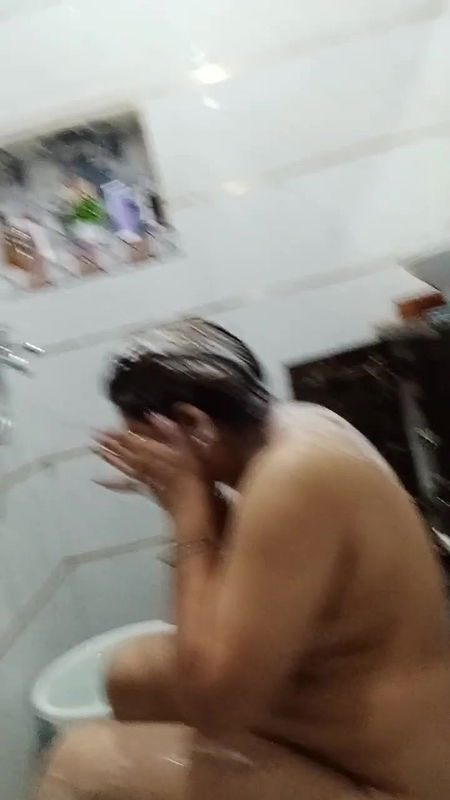Caught bhabhi bathroom