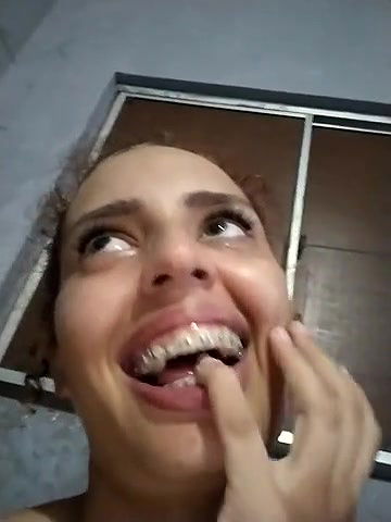 Arab girl having fun with bf