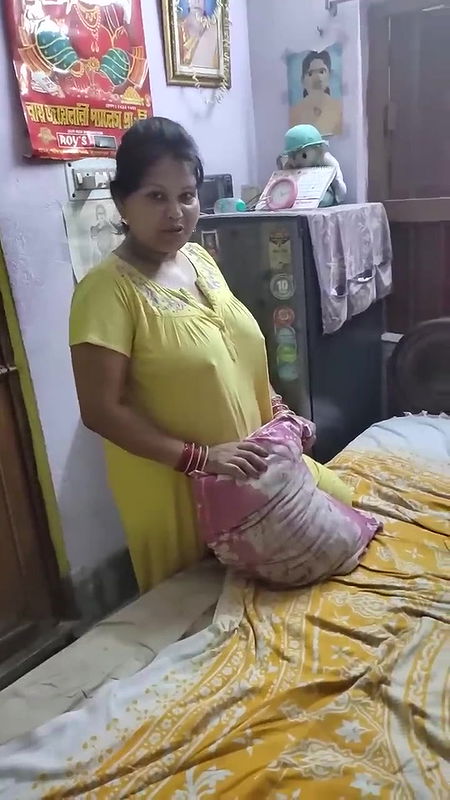 Aunty Cleaning House at Nity Vlog Indian Aunty Vlog