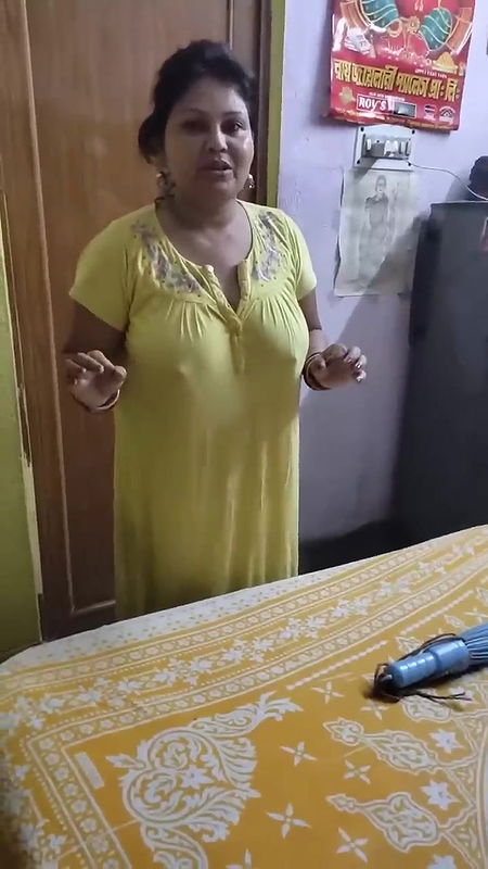 Aunty Cleaning House at Nity Vlog Indian Aunty Vlog