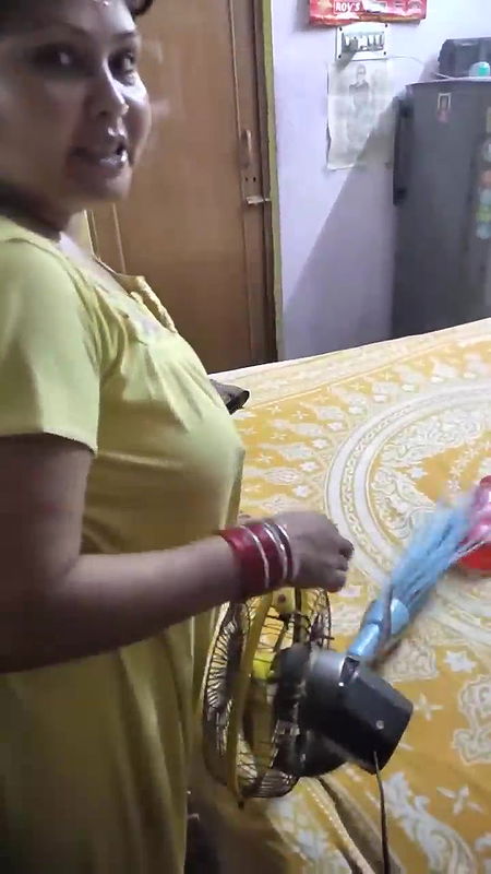 Aunty Cleaning House at Nity Vlog Indian Aunty Vlog