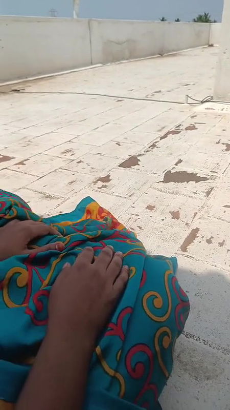 Beutiful Tamil Wife Boobs Pressing At Terrence