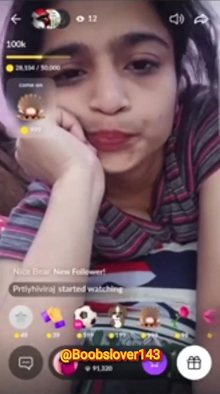 Sasssyy Showing Boobs on  Tango Live  with Face  Lulustreammp