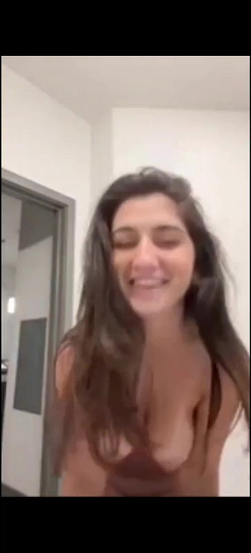 Naughty girl strip after  coins tips