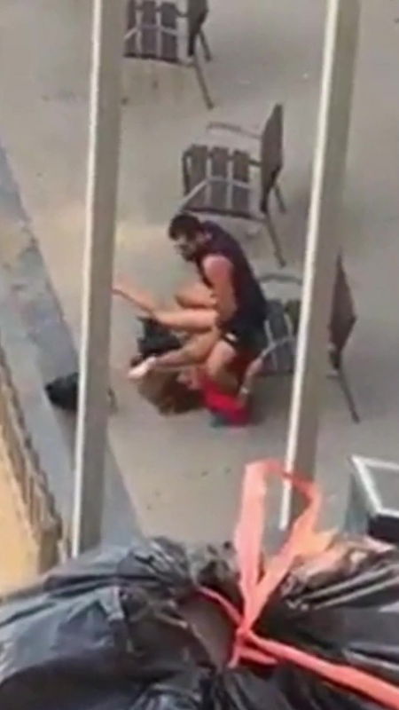 another horny couple fuckin in bustand areaopenly