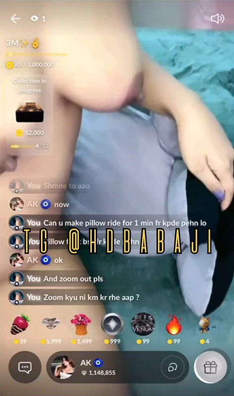 Cute Girl AK Pussy masturbate on Live and Ass Show