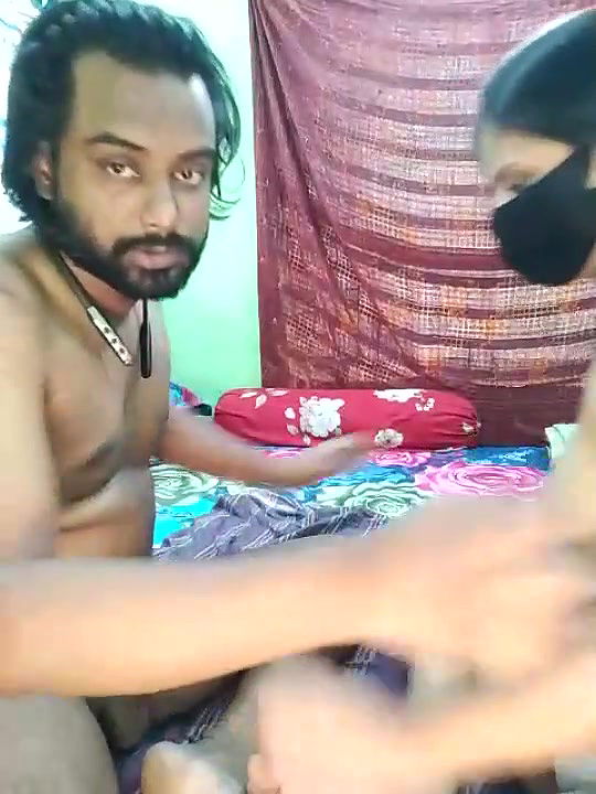 Naked Couple Kissing and Boobs Sucking