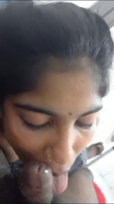 Horny Girlfriend Giving Blowjob