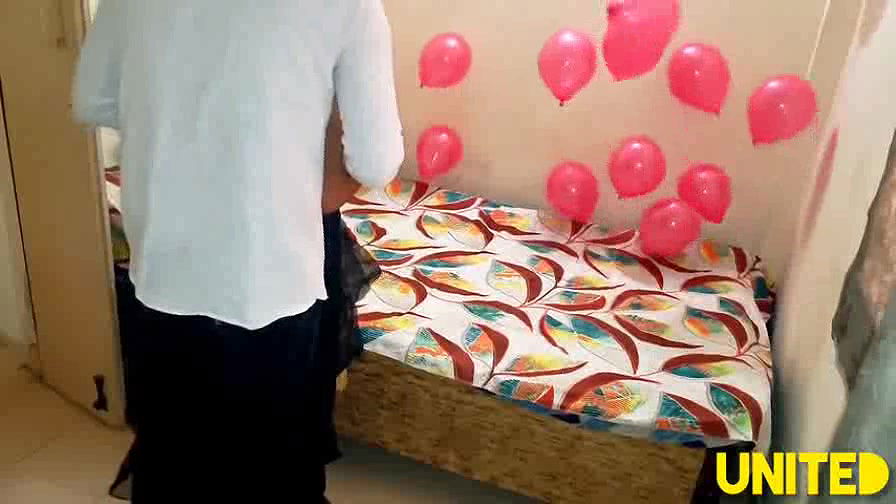 Newly married wife birthday celebration with lover