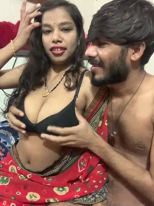 New Married Couple Romance Boobs Sucking