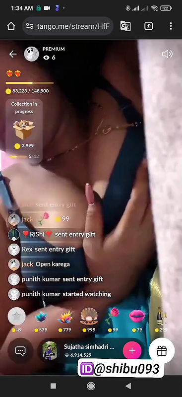 Youtuber Sujatha Simhadri premium video